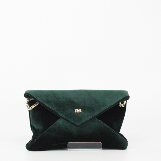 Pedro Miralles MOS Green Envelope Clutch