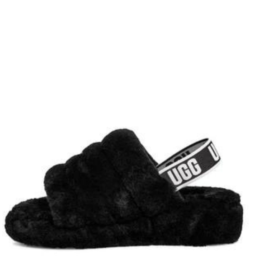 UGG Fluff Yeah Slide Slipper In Black