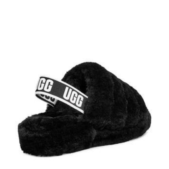 UGG Fluff Yeah Slide Slipper In Black