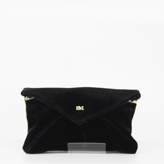 Pedro Miralles MOS Black Envelope Clutch
