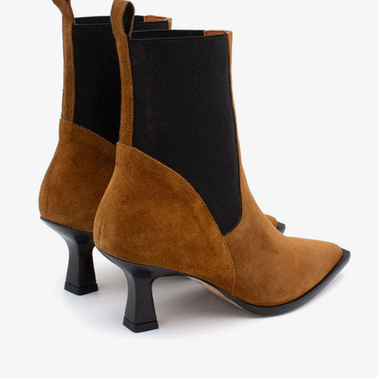 Angel Alarcon BRIELAS Tan Suede Ankle Boots