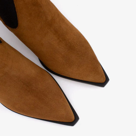 Angel Alarcon BRIELAS Tan Suede Ankle Boots