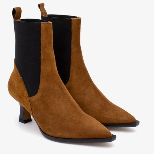 Angel Alarcon BRIELAS Tan Suede Ankle Boots