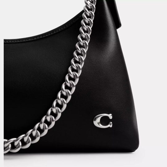 Coach JULIET Black Shoulder Bag 25