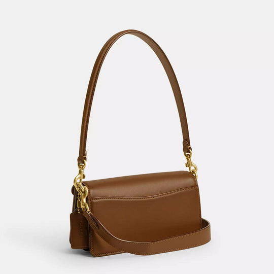 Coach TABBY 20 Tan/Brown Clutch Bag