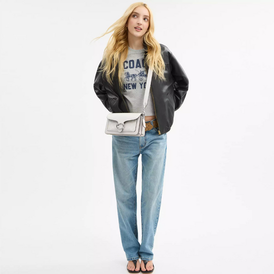 Coach TABBY Shoulder Bag 26 In Signature Canvas