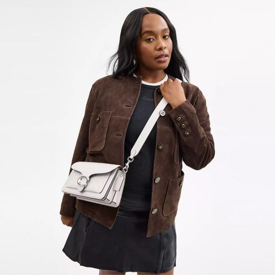 Coach TABBY Shoulder Bag 26 In Signature Canvas