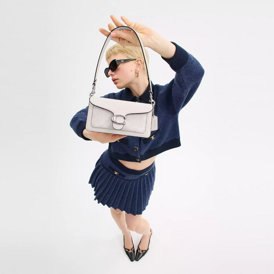 Coach TABBY Shoulder Bag 20 In Signature Canvas