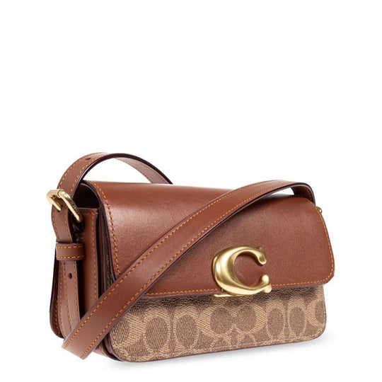 Coach ZOE Shoulder Bag in Signature Logo
