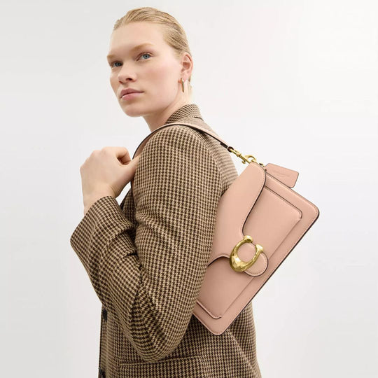 Coach TABBY Cream Shoulder Bag 26