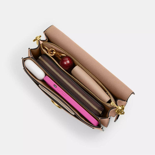 Coach TABBY Cream Shoulder Bag 26