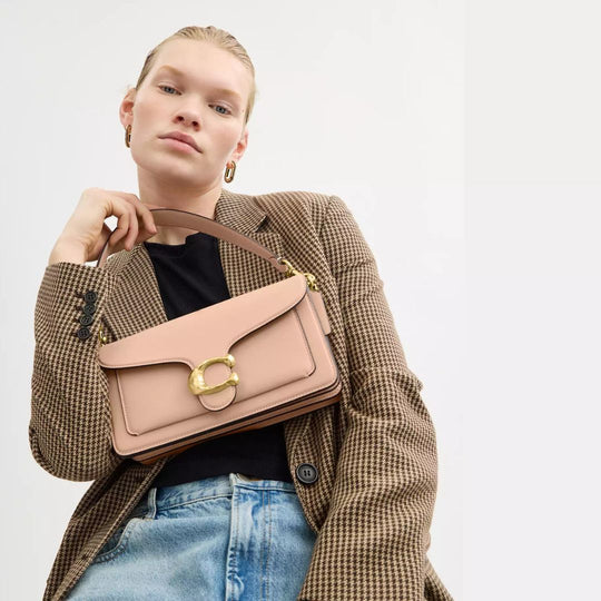 Coach TABBY Cream Shoulder Bag 26