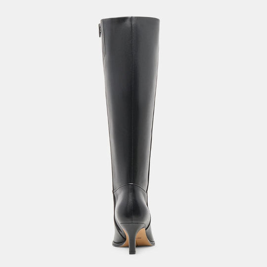 Dolce Vita ALDY Black Leather Knee-high Boots