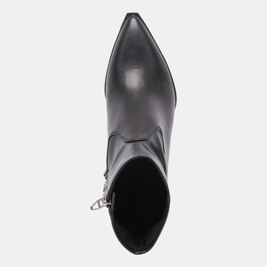 Dolce Vita ARYA Black Leather Ankle Boots