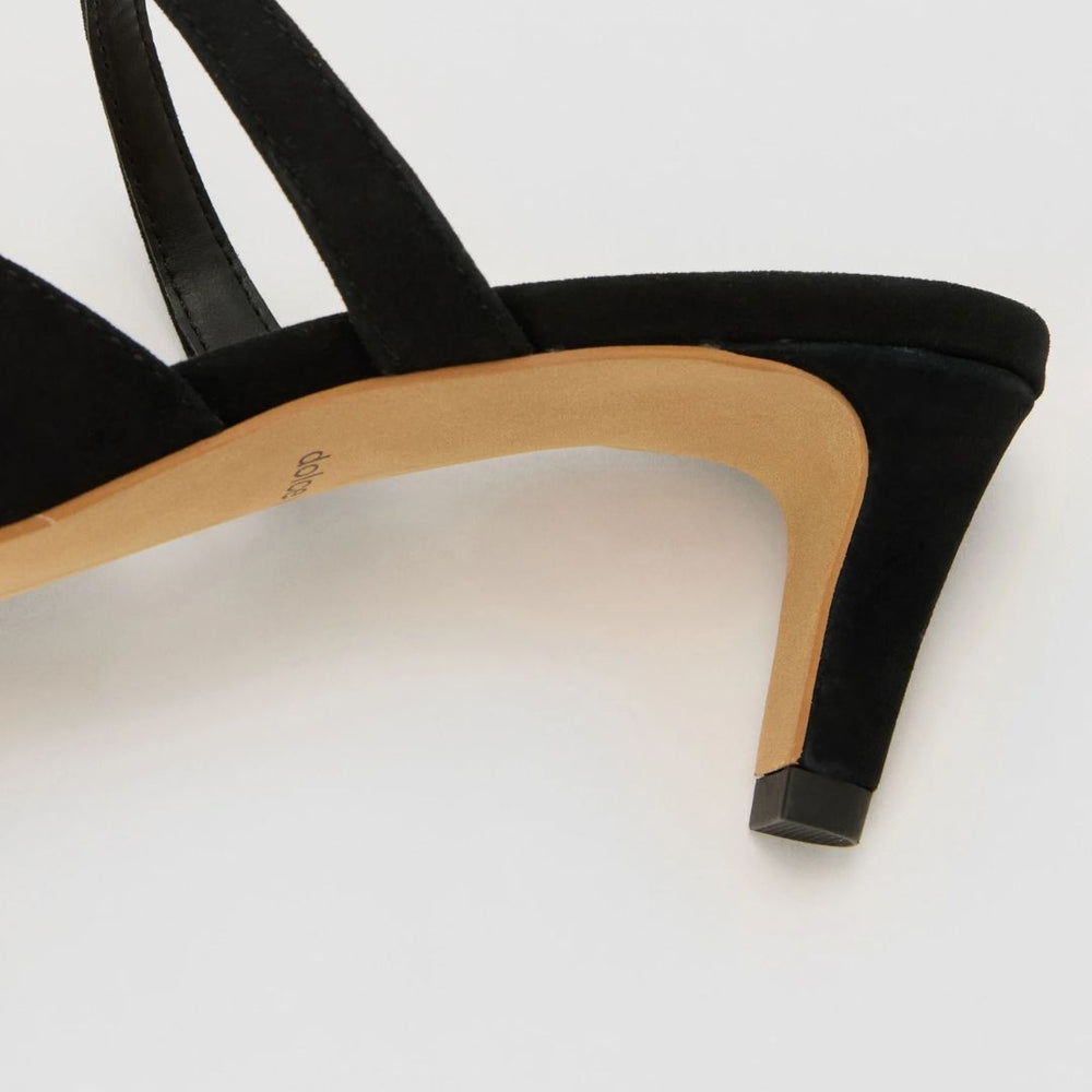 Dolce Vita KANIKA Black Onyx Suede Mid Heel