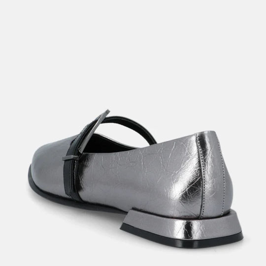 Elvio Zanon LIPA Metallic Silver Pump