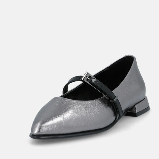 Elvio Zanon LIPA Metallic Silver Pump