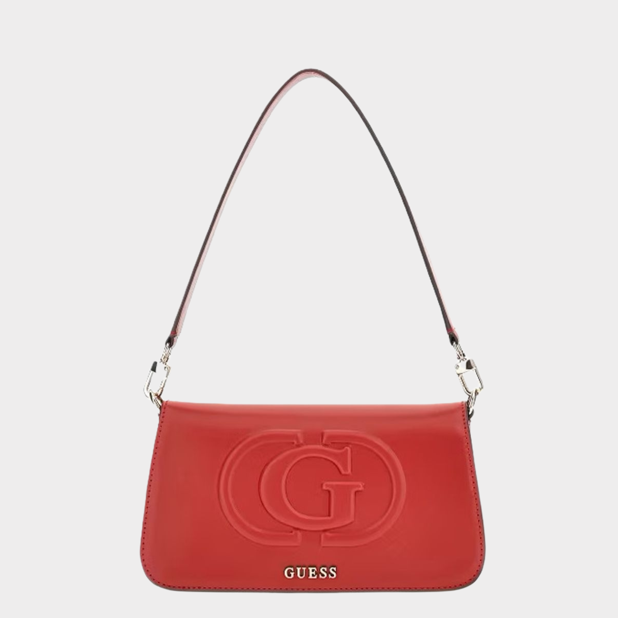 Guess red quilted bag hotsell