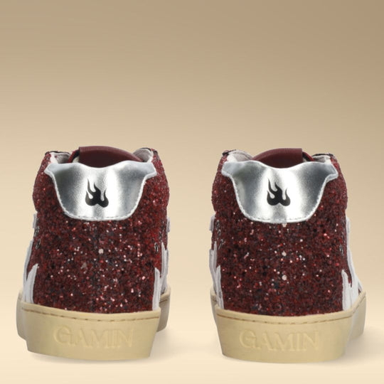 Gamin EUPHORIC Burgundy Trainers