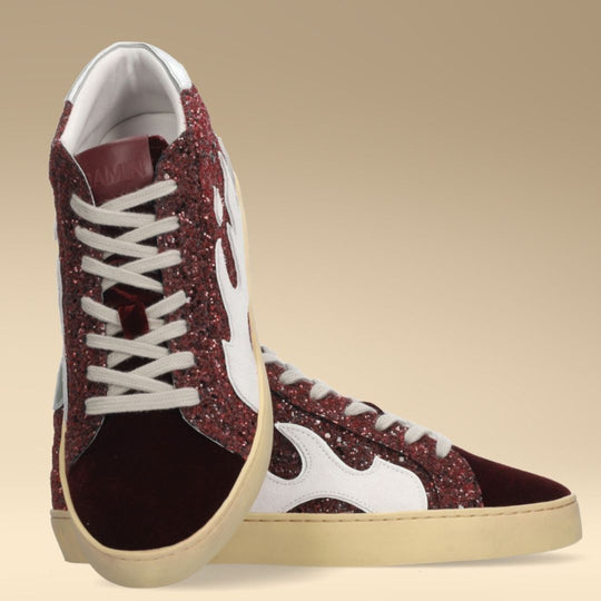 Gamin EUPHORIC Burgundy Trainers