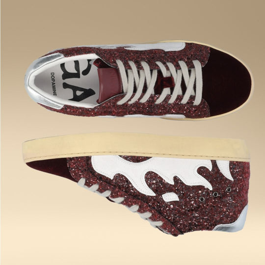 Gamin EUPHORIC Burgundy Trainers
