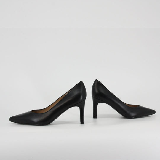 Gerry Mc Guire's EVIE Black Leather Heels