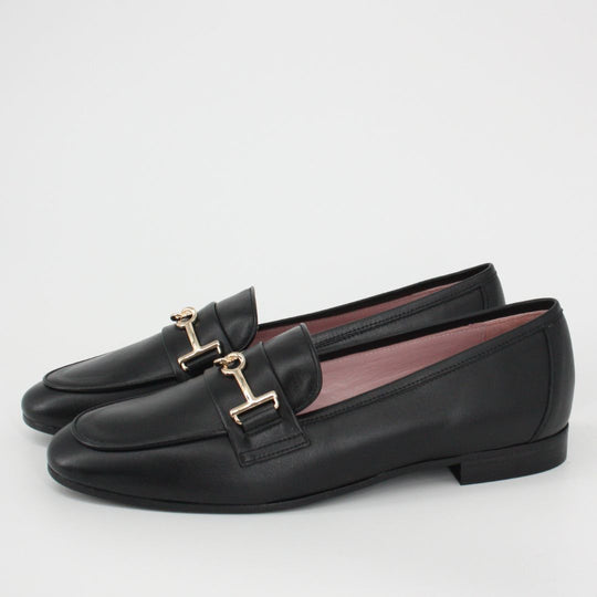 Gerry Mc Guire's PORTO Black Leather Loafers