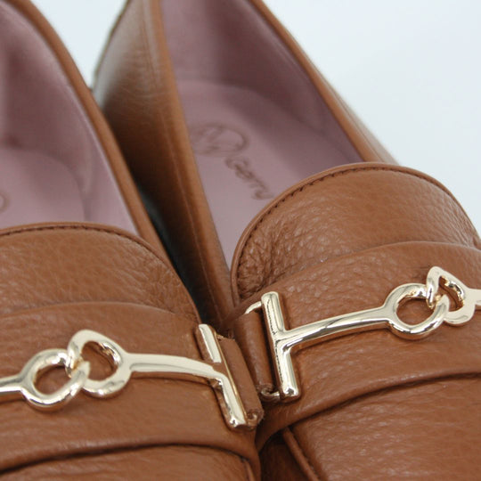 Gerry Mc Guire's PORTO Tan Leather Loafers