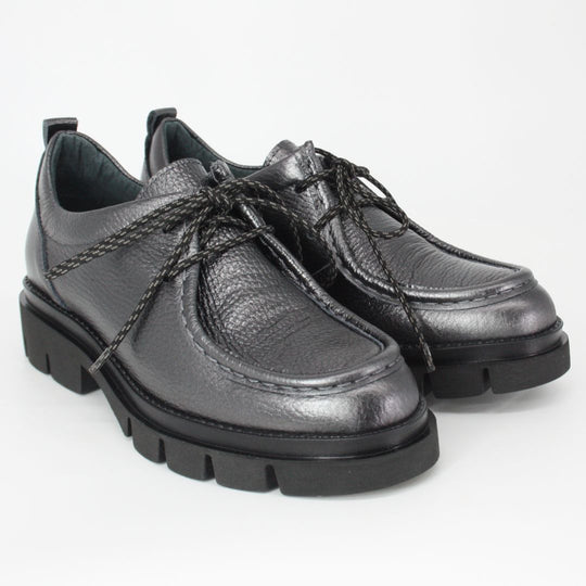 Gerry Mc Guires WALLABY Silver Chunky Loafer