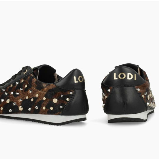 Lodi A-AZO5645P Animal Print Trainers