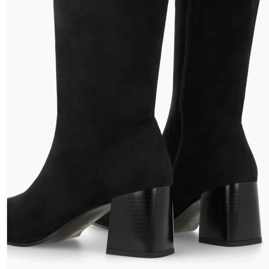 Lodi A-Halbor Black Suede Knee High Boots
