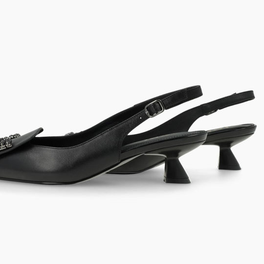 Lodi A-RINO Black Leather Courts