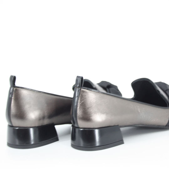 Lodi BELGA Metallic Leather Loafers