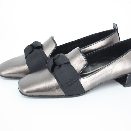 Lodi BELGA Metallic Leather Loafers