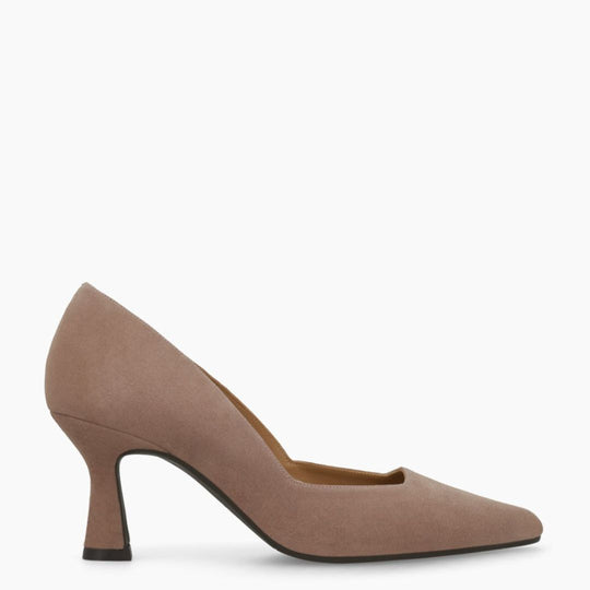 Lodi GENIUS Nude Suede Pumps