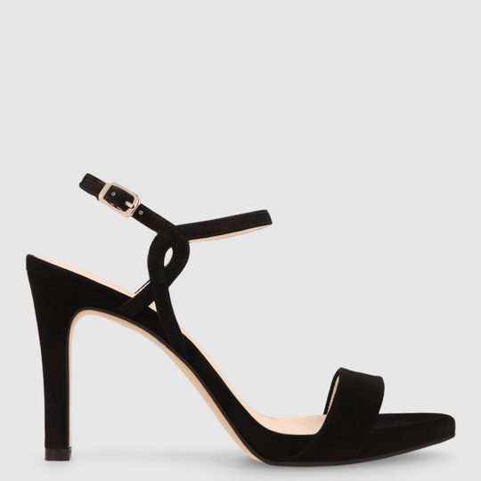 Lodi INCANNES Black Suede Sandals