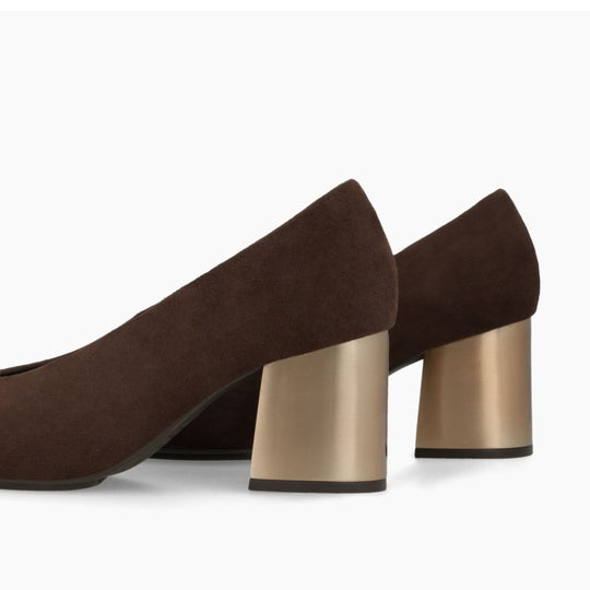 Lodi NORIA Brown Suede Pumps
