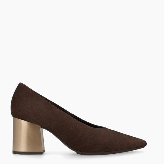 Lodi NORIA Brown Suede Pumps