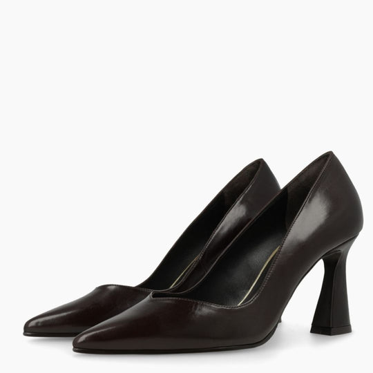 Lodi RALINA Brown Leather Pumps