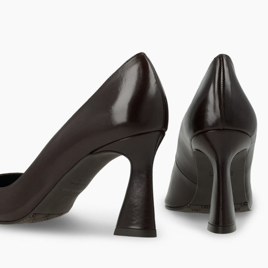 Lodi RALINA Brown Leather Pumps