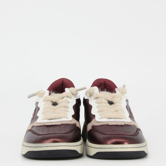 MRP.Star LA CLUB Burgundowe buty sportowe