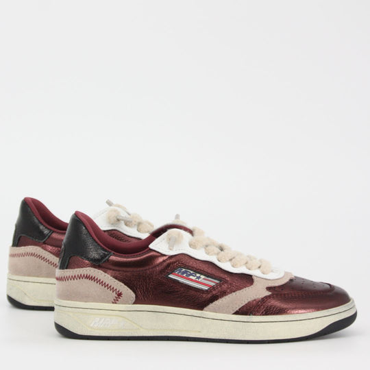 MRP.Star LA CLUB Burgundowe buty sportowe