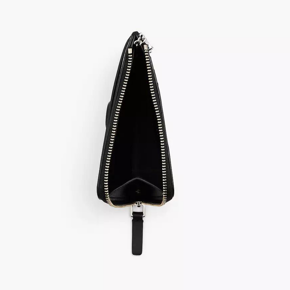 Marc Jacobs Black Leather Top-Zip