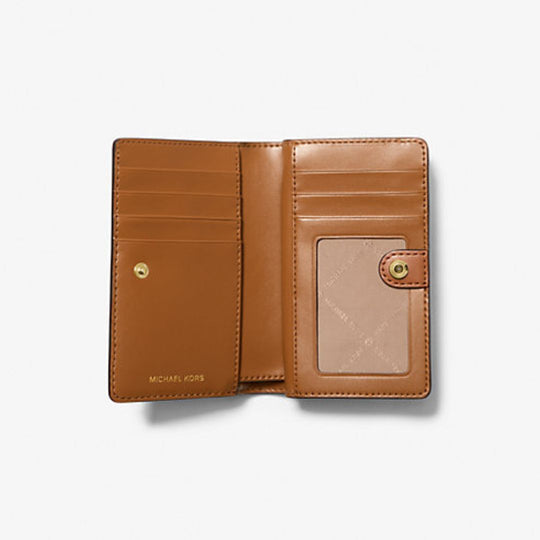 Michael Kors EMPIRE Medium Brown/Luggage Signature Wallet