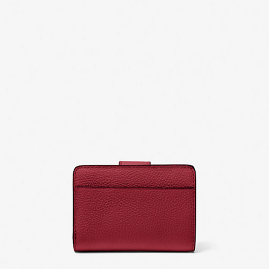 Michael Kors MERCER Small Red Leather Wallet