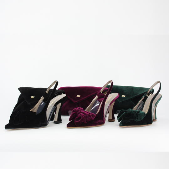 Pedro Miralles MOS Black Envelope Clutch