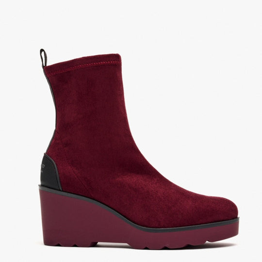 Pedro Miralles NANCY Burgundy Wedge Boots