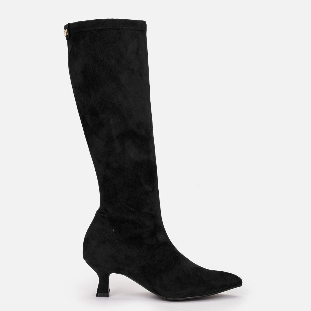 Pedro Miralles NIAMH Black Knee Suede High Boots