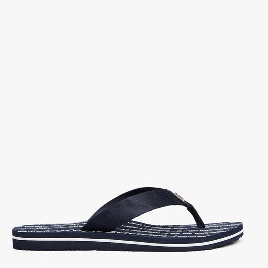 Tommy Hilfiger Monogram WEBBING Logo Navy Flip-Flops