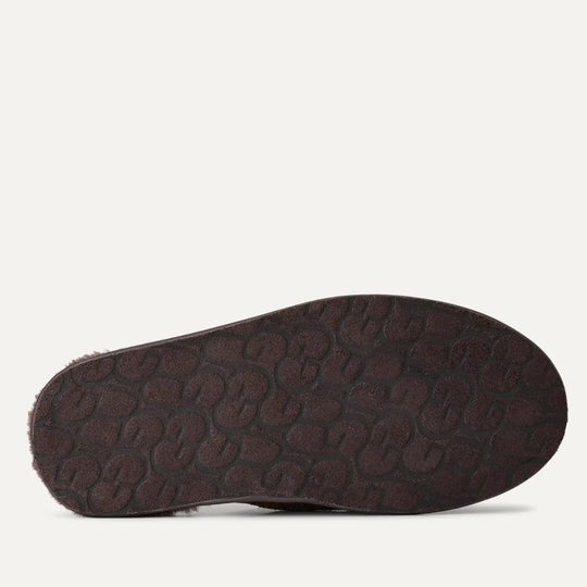UGG MENS Scuff Leather Distressed Dusted Cocoa Slippers